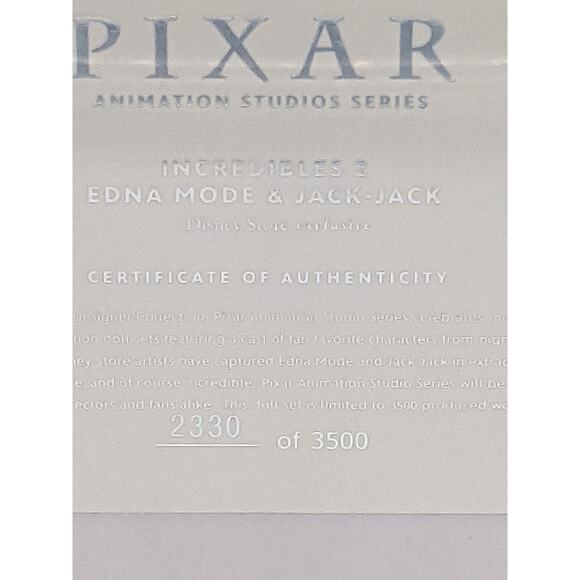 Edna Mode and Jack Jack Doll Set - Disney Designer Collection The Incredibles - Picture 9 of 10